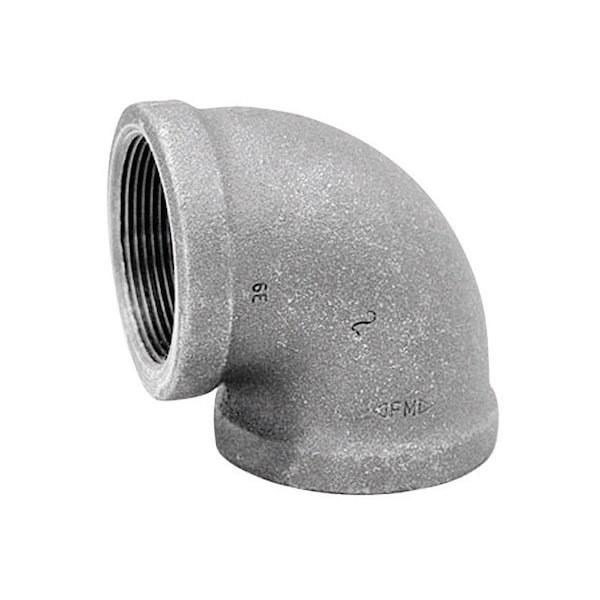 Anvil 1/2 in. FPT X 1/2 in. D FPT Black Malleable Iron 90 Degree Elbow 8700123709 - main